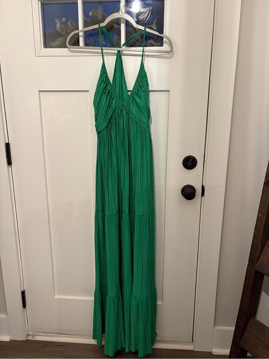 Wishlist Dresses & Skirts - Wishlist Emerald Green Pleated Halter Dress